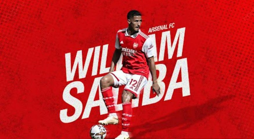 Cầu thủ Pháp đá cho Arsenal William Saliba.